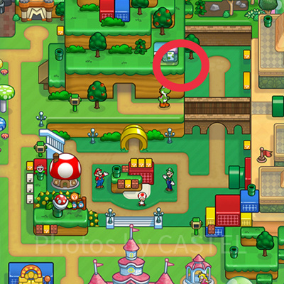 ヨッシー・スナックアイランドの場所