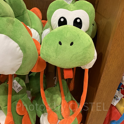 ヨッシーのギミック付きぬいぐるみハット