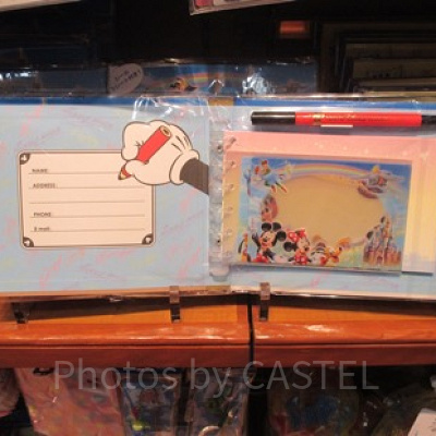 サインとともに写真が入れられるサイン帳も売られていますよ！