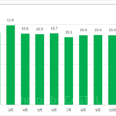 1年を通して、およそ10分程度の待ち時間で乗ることができる
