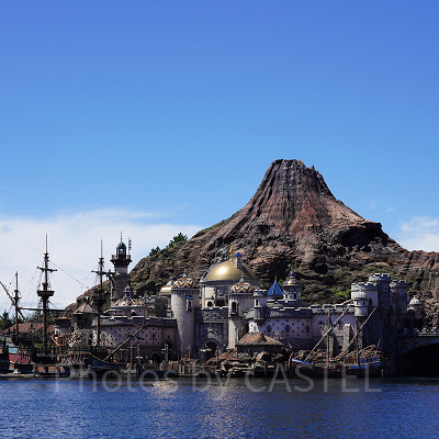 世界遺産を見るのと同じような気持ちで、パーク内の建造物を見ることができる