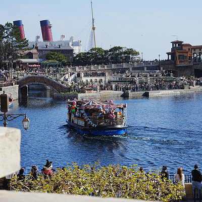 オチェーアノのテラスからはハーバーショーが見える！