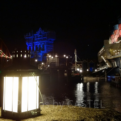 フォトスポットの看板が目じるし