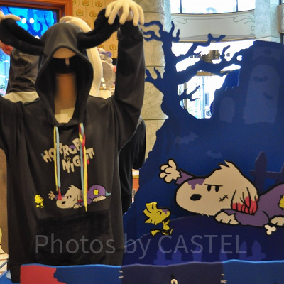ゾンビ「スヌーピー」のフード付きパーカー