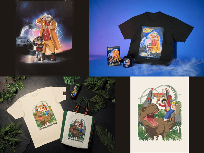 【USJ25周年記念】ワンピース×ジュラパグッズ、名探偵コナン×バックトゥザフューチャーグッズ発売！ラインナップ紹介