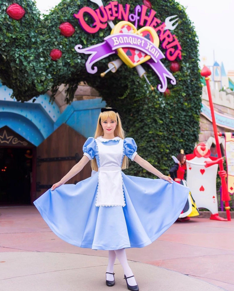 Dハロ 不思議の国のアリス 仮装 コスプレ カチューシャ付き Alice