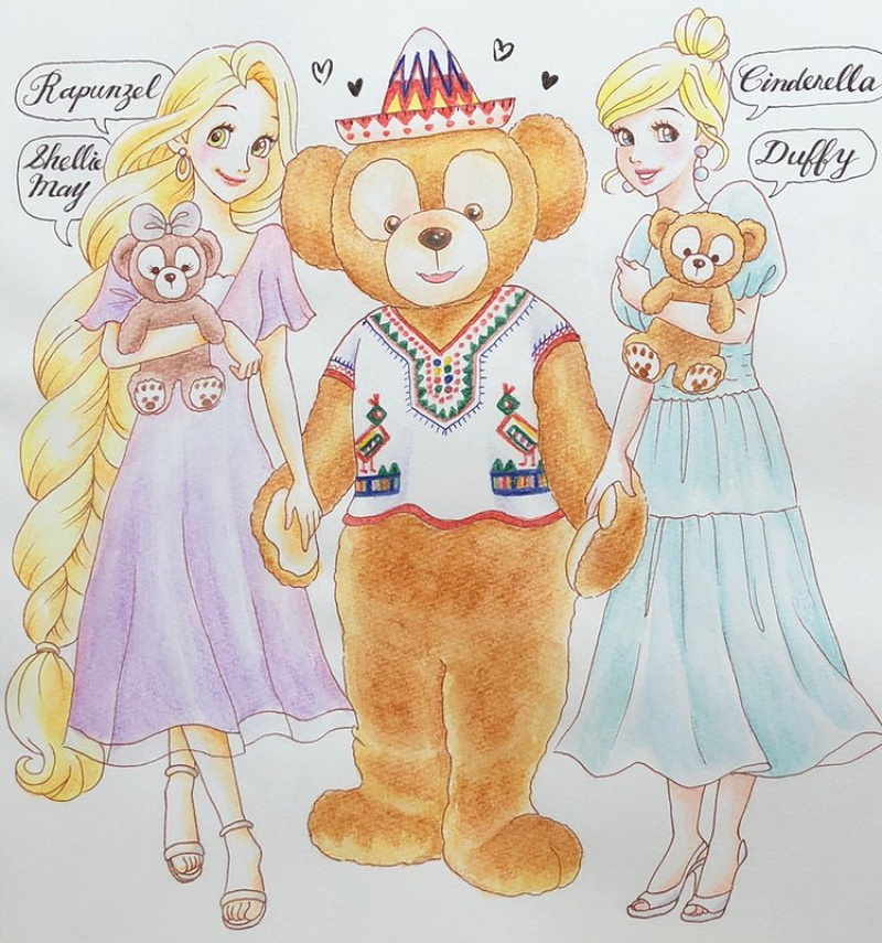 【簡単】ディズニープリンセスのイラストの描き方！上級者のイラスト集＆活用法も！