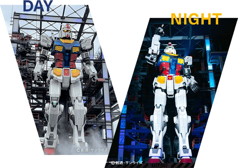 gundam-dock-day-and-night-