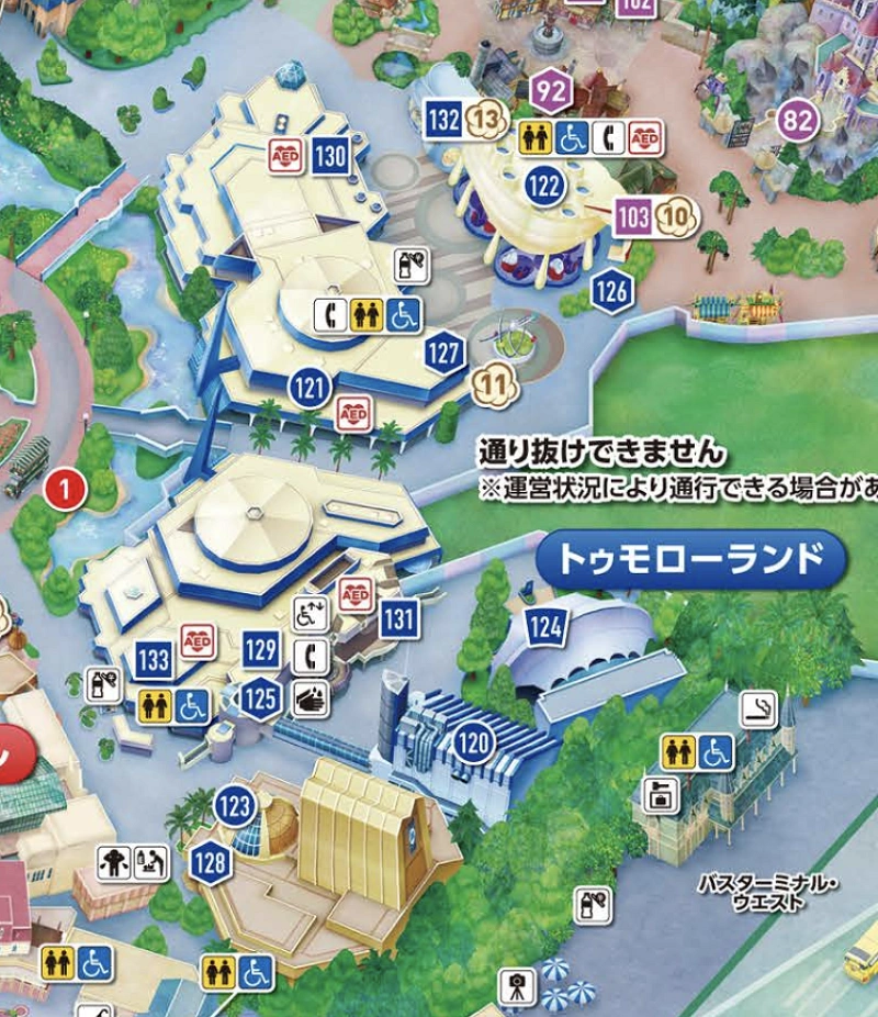 ディズニーランドのマップ】テーマランドごとに徹底解説