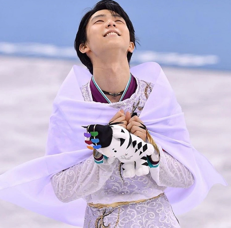 羽生結弦選手とプーさん】平昌オリンピック金メダル後プーさんの
