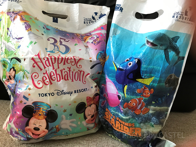 ディズニーお土産袋のデザイン＆サイズ！アプリ購入ではお土産袋が付