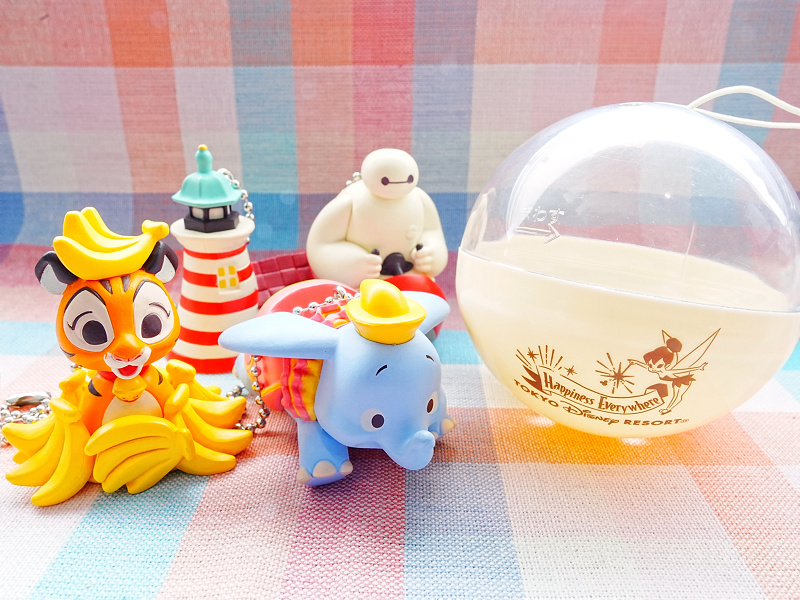 【ディズニーガチャガチャ】パークモチーフキーチェーン全4種を紹介！チャンドゥやダンボのキーチェーン