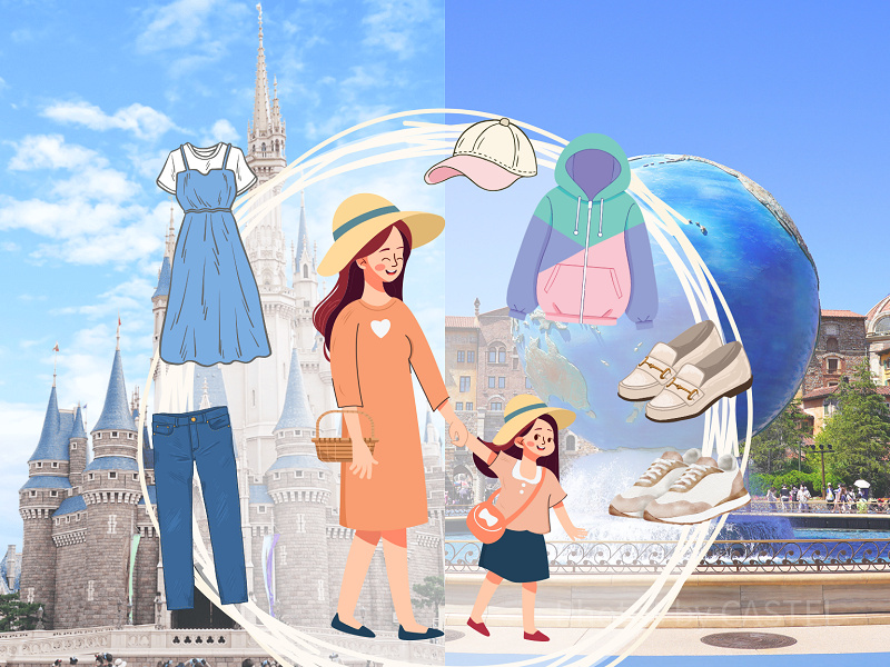 子連れママのディズニー服装ガイド！春夏秋冬の季節別、雨の日の服装のポイントを伝授◎授乳中&抱っこ紐ママにおすすめの服装も