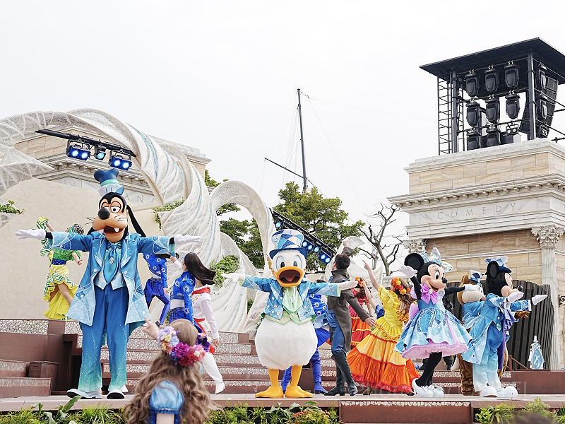 ディズニーシー25周年ショー「ダンス・ザ・グローブ！」鑑賞ガイド！鑑賞方法、見どころ、登場キャラクターを解説
