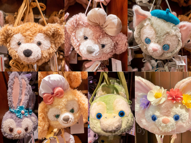 Duffy カチューシャパスケース2点セット。ダッフィー シェリーメイ