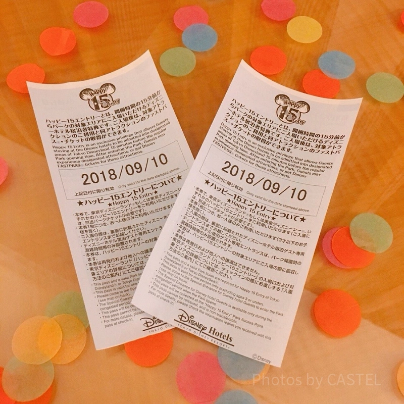 10/31 ディズニーランド ハッピーエントリー 通行証 【公式通販】