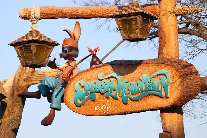 タグ付きディズニー スプラッシュマウンテン ノベルティ　置物 そんなところにも！？スプラッシュマウンテンの隠れミッキー