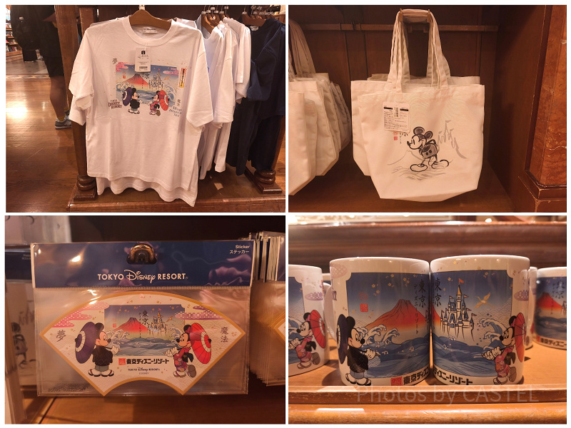 【6/4発売】ミッキー&ミニー和グッズまとめ！浮世絵や水墨画デザインのTシャツやバッグ、文房具が登場