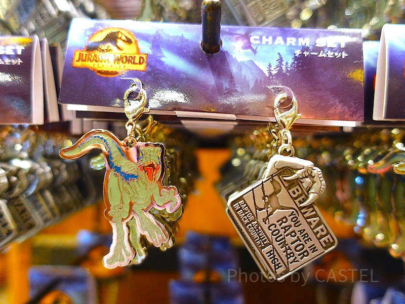 USJ 限定 JURASSIC WORLD ジュラシックワールド バッグチャーム jurassic-world-goodscharm-set-