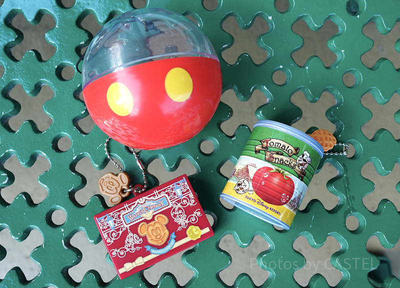 ディズニーガチャガチャ】お菓子キーチェーンのデザイン、販売場所