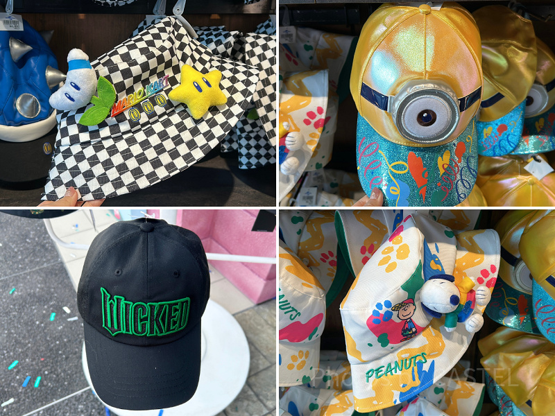 【2026年春】ユニバの被り物100選！バケットハット、帽子、キャップ、カチューシャの種類と値段！