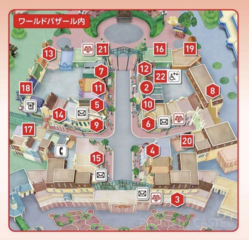 ディズニーランドのマップ】テーマランドごとに徹底解説
