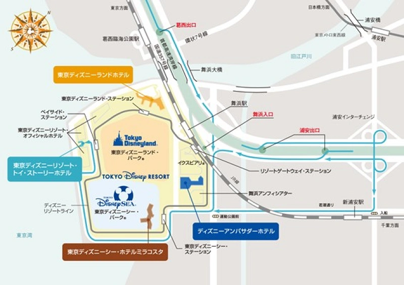 トイストーリーホテルのアクセス方法まとめ 舞浜駅から徒歩で行ける