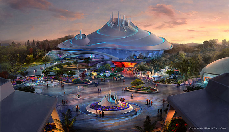 【2027年】ディズニーランドに新スペースマウンテンが登場!トゥモローランド広場も新設!