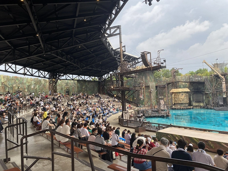 22 Usjワンピースプレミアショー体験レポ ストーリーや登場人物 濡れやすい席 みどころは