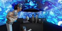 クラゲワンダーのアーチ状の入口| キャステル | CASTEL ディズニー情報