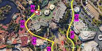 マップ１| キャステル | CASTEL ディズニー情報