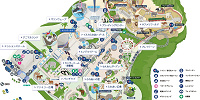 アドベンチャーワールドの地図| キャステル | CASTEL ディズニー情報