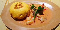 シェフ特製オムライス＆エビとキノコのクリーム煮込み| キャステル | CASTEL ディズニー情報