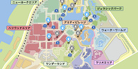 USJドリンクリフィルフリーMAP（地図）| キャステル | CASTEL ディズニー情報