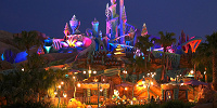 マーメイドラグーンの夜景| キャステル | CASTEL ディズニー情報