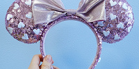 ハート柄スパンコールカチューシャ（ピンク×ホワイト）| キャステル | CASTEL ディズニー情報