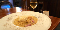 ディズニーランド食べ物：パスタセット（カルボナーラ）| キャステル | CASTEL ディズニー情報
