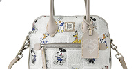 ディズニーストアで買えるディズニー創立100周年記念グッズ：【Dooney ＆ Bourke】ディズニーキャラクター サッチェルバッグ 2WAY| キャステル | CASTEL ディズニー情報