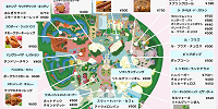 ディズニーランド食べ歩き：レギュラーメニュー販売場所マップ| キャステル | CASTEL ディズニー情報