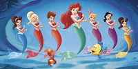 リトルマーメイド3に登場するアリエルとアリエルの姉たち| キャステル | CASTEL ディズニー情報