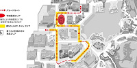 USJパレードルートの案内図| キャステル | CASTEL ディズニー情報