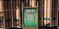 ジュラシックパークザライドの休止看板| キャステル | CASTEL ディズニー情報