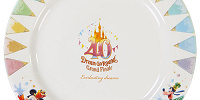プレート（ディズニー40周年グランドフィナーレグッズ）| キャステル | CASTEL ディズニー情報