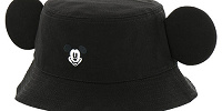 ミッキー耳付きバケットハット（黒）| キャステル | CASTEL ディズニー情報