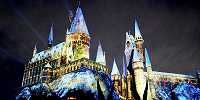 【2025】USJのホグワーツマジカルナイト鑑賞ガイド！ホグワーツ城のプロジェクションマッピングショー