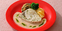 メカジキのオーブン焼き、トマト豆乳ソース| キャステル | CASTEL ディズニー情報