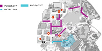「ハロウィーン・ホラー・ナイト2024」の開催場所マップ| キャステル | CASTEL ディズニー情報