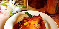 メインの照り焼きチキン| キャステル | CASTEL ディズニー情報