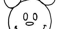 えくぼ（？）を入れるとよりミッキーらしくなりますね！| キャステル | CASTEL ディズニー情報