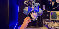 上海ディズニーカチューシャ：トロンのトレイル風リボンカチューシャ（ブルー）| キャステル | CASTEL ディズニー情報